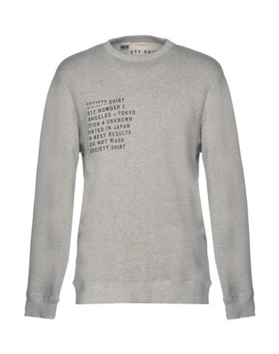 Society Sweatshirts In Grey