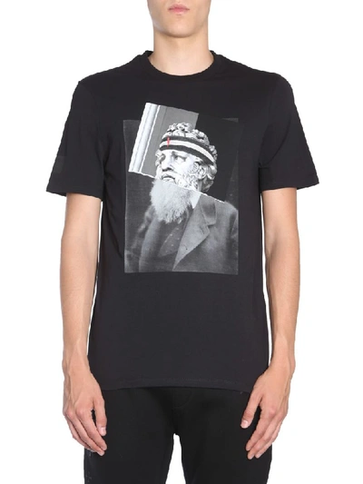 Neil Barrett Slim Fit T-shirt In Black/print