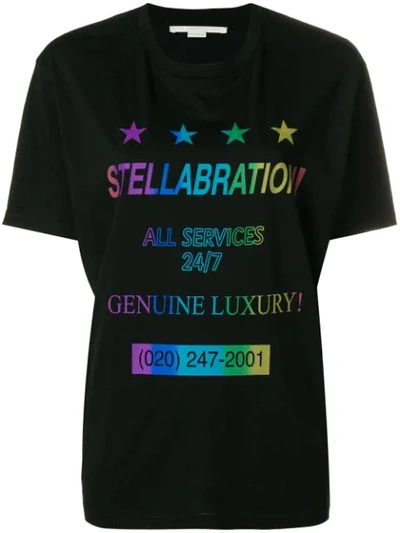 Stella Mccartney Black Stellabration T-shirt