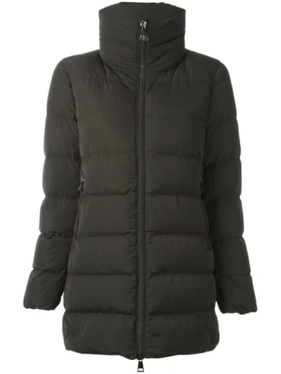 Moncler Petrea Quilted Puffer Coat, Black In Blue