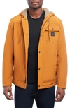 Lucky Brand Loki Workwear Soft Shell Faux Shearling Jacket In Cafe Spice