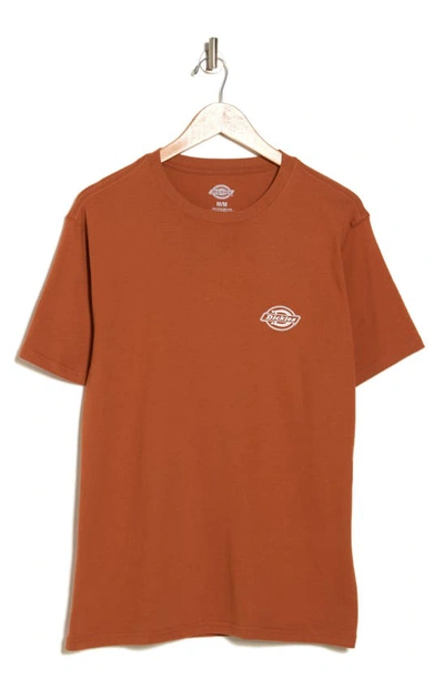 Dickies Cotton Chest Logo T-shirt In Gingerbread