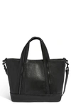 Aimee Kestenberg Catch Me If You Can Convertible Tote Bag In Black W/ Black