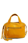 Aimee Kestenberg Night Is Young Faux Leather Satchel Bag In Yellow