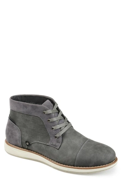 Vance Co. Austin Cap Toe Chukka Boot In Grey