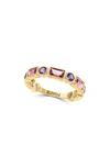 Effy 14k Yellow Gold Pink Tourmaline & Amethyst Ring In Yellow Gold/ Multi