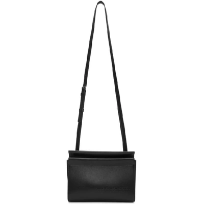 Calvin Klein 205w39nyc Black Top Zip Cross Body Bag In 001 Black