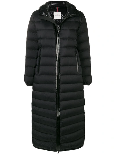 Moncler Black Down Grue Long Coat
