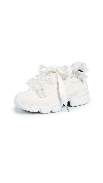 Ganni Harriet Sneakers In Egret | ModeSens