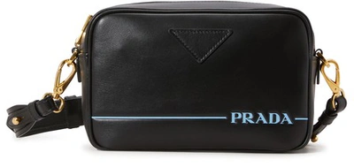 Prada Camera Shoulder Bag In Black