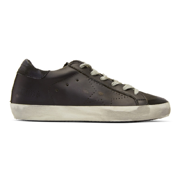 golden goose black superstar sneakers