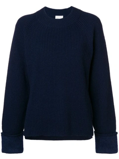 3.1 Phillip Lim / フィリップ リム Puff-sleeve Wool And Mohair-blend Sweater In Blu