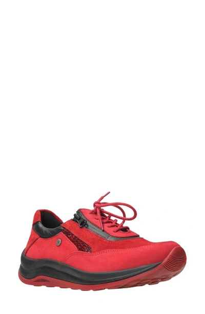 Wolky Cupar Waterproof Sneaker In Red