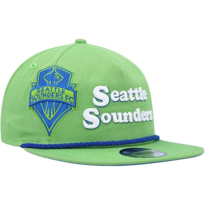 New Era Rave Green Seattle Sounders Fc Heritage The Golfer Snapback Hat