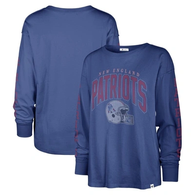 47 ' Royal New England Patriots Tom Cat Lightweight Long Sleeve T-shirt