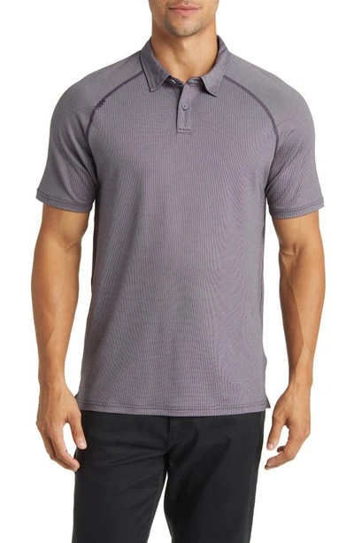 Rhone Delta Piqué Performance Polo In Nightshade