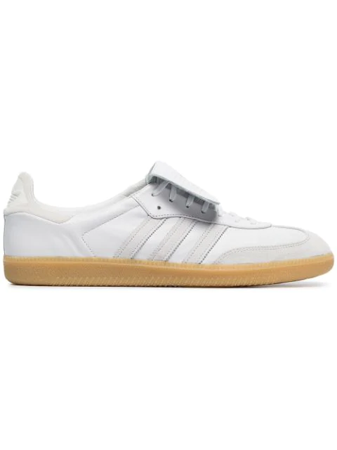 white leather sambas