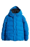 Save The Duck Kids' Klaus Hooded Puffer Jacket In Blue Berry
