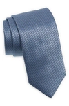 Eton Geo Silk Tie In Dk Blue