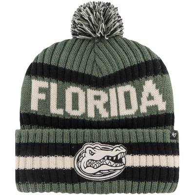 47 ' Green Florida Gators Oht Military Appreciation Bering Cuffed Knit Hat With Pom