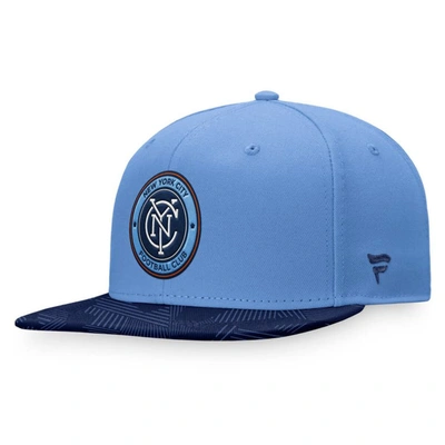 Fanatics Branded Sky Blue New York City Fc Iconic Defender Snapback Hat