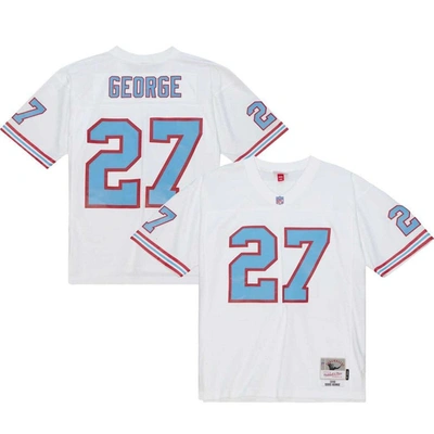Mitchell & Ness Eddie George White Tennessee Oilers Legacy Replica Jersey