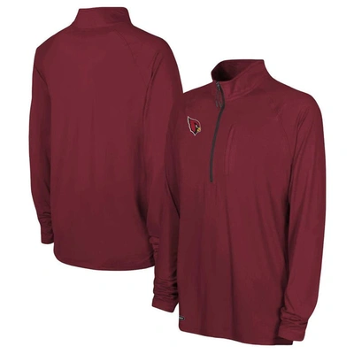Outerstuff Cardinal Arizona Cardinals Combine Authentic Raglan Quarter-zip Top