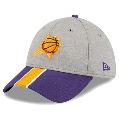 New Era Grey/purple Phoenix Suns Striped 39thirty Flex Hat