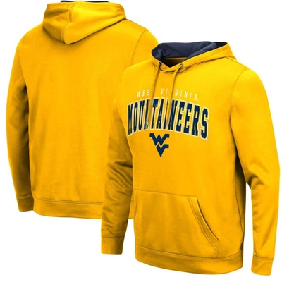 Colosseum Gold West Virginia Mountaineers Resistance Pullover Hoodie