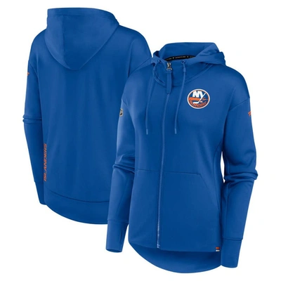 Fanatics Branded  Royal New York Islanders Authentic Pro Scuba Full-zip Hoodie