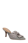 J. Reneé Mianna Pointed Toe Mule In Pewter