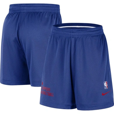 Nike Unisex  Royal La Clippers Warm Up Performance Practice Shorts