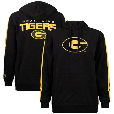 Fisll Black Grambling Tigers Oversized Stripes Pullover Hoodie