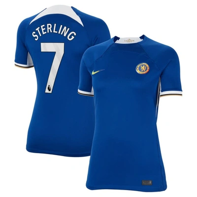 Nike Raheem Sterling Chelsea 2023/24 Stadium Home  Women's Dri-fit Soccer Jersey In Blue