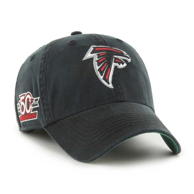 47 ' Black Atlanta Falcons Sure Shot Franchise Fitted Hat