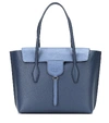 Tod's Joy Medium Leather Tote In Blue