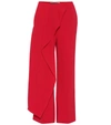 Roland Mouret Draped Panel Pants In Red