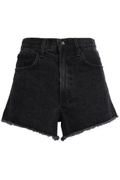 Rag & Bone Woman Denim Shorts Black