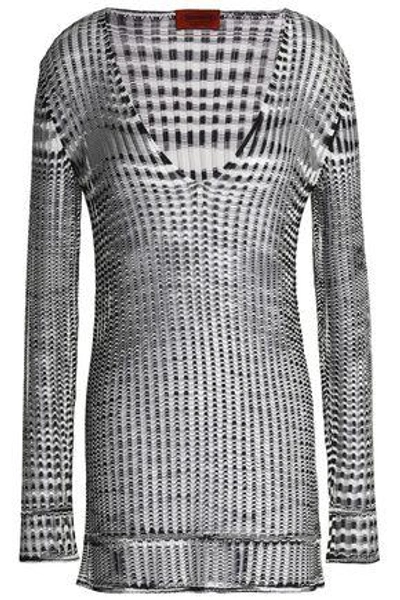 Missoni Woman Ribbed-knit Sweater Black