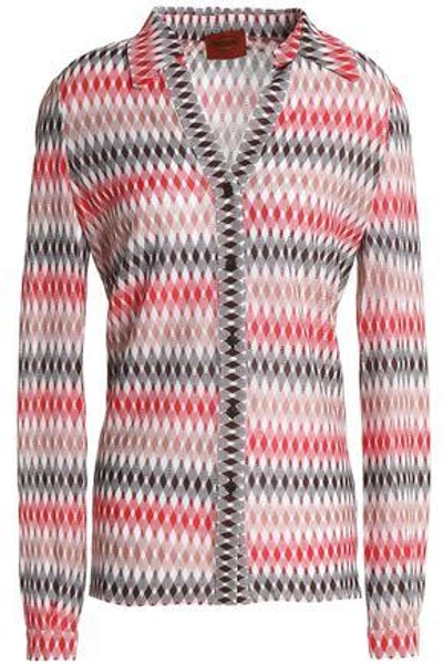 Missoni Woman Crochet-knit Shirt Red