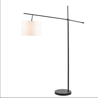 Home Outfitters Oil Rubber Bronze/cream Floor Lamp, Great For Bedroom, Living Room, Casual