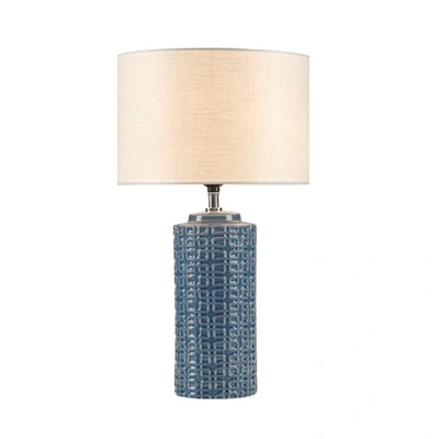 Home Outfitters Navy Table Lamp, Great For Bedroom, Living Room, Modern/contemporary