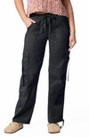 Supplies By Union Bay Trevor Straight Leg Cargo Pants In Black