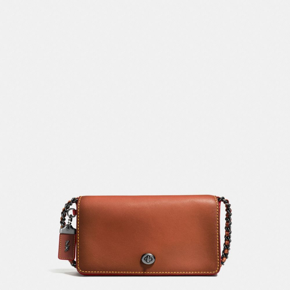 Coach Dinky Crossbody In Burnished Glovetanned Leather | ModeSens