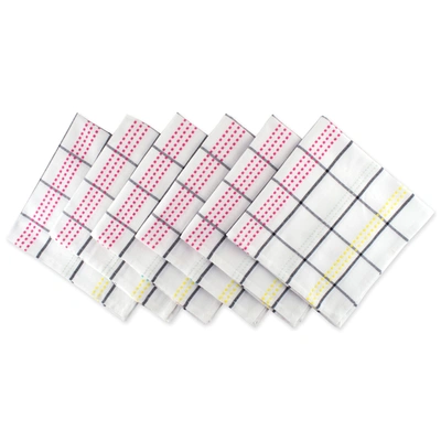 Dii Color Pop Plaid Napkin (set Of 6)