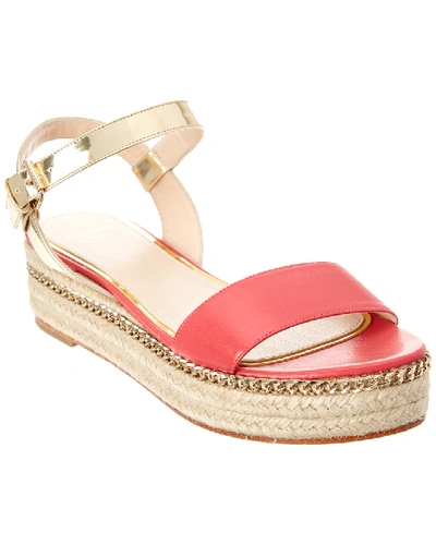 Lanvin Leather Espadrille Sandal In Pink