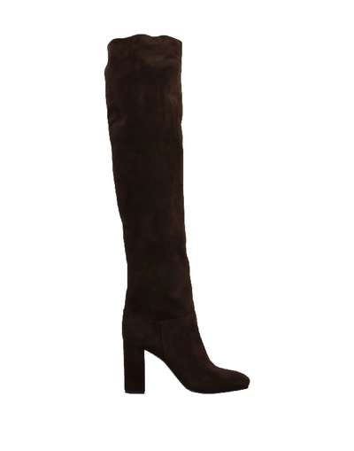 Le Silla Boots In Dark Brown