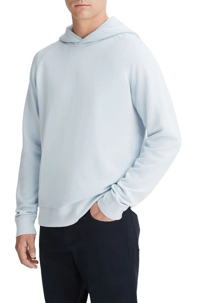 Vince Popover Hoodie In Shirting Blue