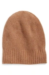 Nordstrom Recycled Cashmere Blend Beanie In Cashew