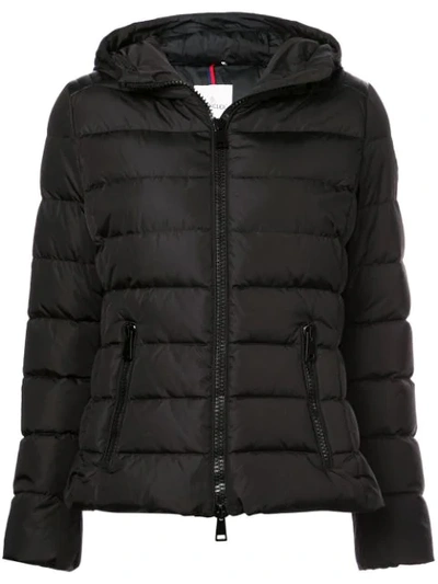 Moncler Tetras Channel-quilted Puffer Jacket In Black
